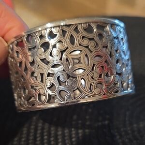 Brighton Elegant Silver Filigree Bracelet